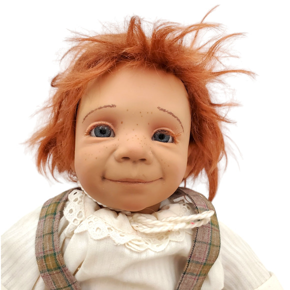 Vtg 1992 Jeckle-Jansen Kuntslerpuppen German Doll Sandy Signed No Hat - Picture 12 of 14